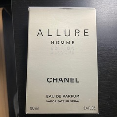 シャネル アリュールオム　EDITION BLANCHE 空瓶空箱　紙袋付の画像