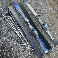 スキー板　2セット　ポール　ビンディング込み　アルペンスキー　MOD9.0 mod10.0 k2　　eps maverich　の画像