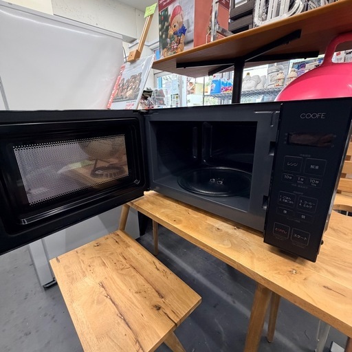 NEW 電子レンジ COOFE 2025年 ブラック