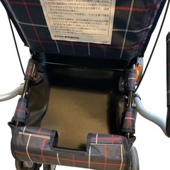 シルバーカー（ショッピングカート・歩行補助カート） Tacaof（テイコブ）製／チェックの画像