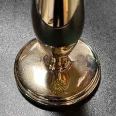 一輪挿し　シルバー　菊の御紋の画像