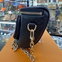 ☆ドリーム荒牧店☆LOUIS VUITTON ルイヴィトン ミニ･バムバッグ 2WAYチェーンバッグ アンプラント ノワール M46917 の画像