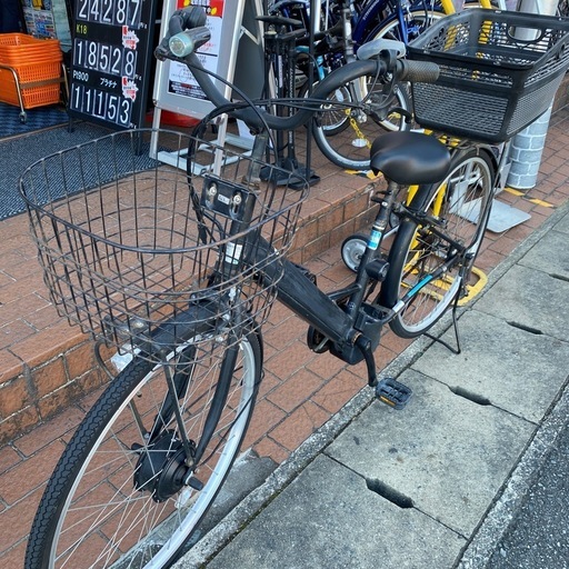 ⚠️訳有りジャンク品⚠️サイモト自転車 EVA260 26インチ電動アシスト自転車 マットブラック 24V/5.8Ah EB5.8-F