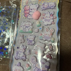 シール帳&3Dシールどちらかお選び下さい。の画像