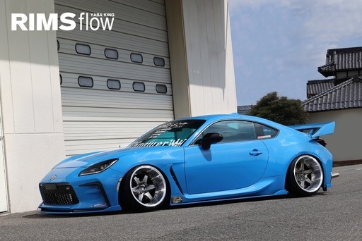 新品未使用 326Power ヤバKING RIMSflow 18インチ 10.5J-1 PCD100 5穴 深リム 86 BRZ プ