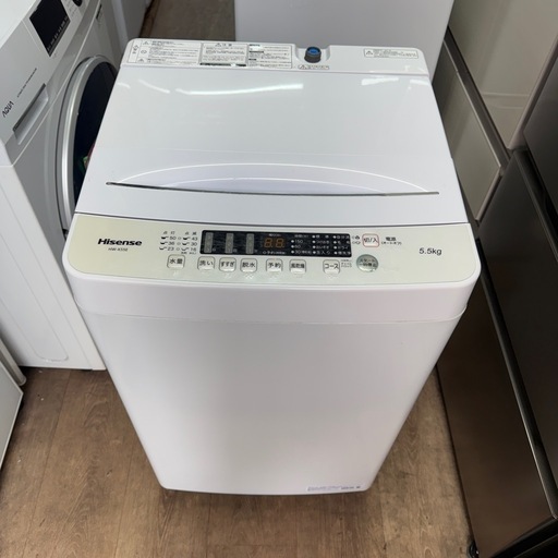 2021年製ハイセンス　5.5K 洗濯機　HW-K55E