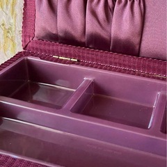 アンティーク裁縫箱、パッチワーク道具色々の画像