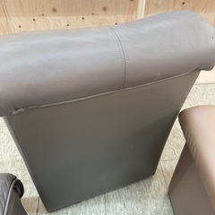 【ジモティー割引で最大15％OFF⭐️】1人掛けソファー　モカブラウンの画像