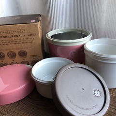 【新品同様】カフェ丼ランチ　保温弁当の画像