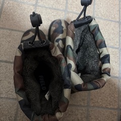 20センチのスノーブーツ　迷彩柄の画像
