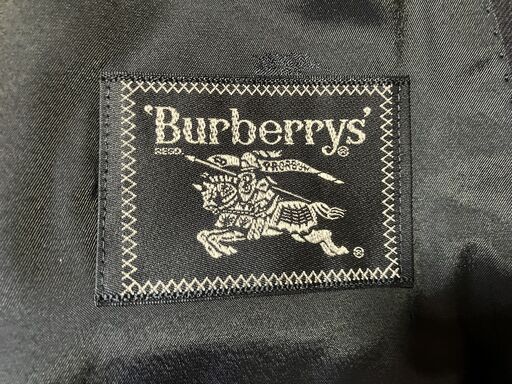 【極美品】Burberrys’バーバリー テーラードジャケットダブル　金ボタン ネイビー【USED】 