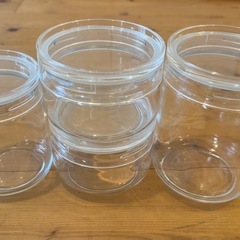 ガラス保存容器 4個セット セラーメイト チャーミークリアー・タフ シリーズの画像