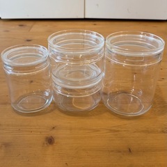 ガラス保存容器 4個セット セラーメイト チャーミークリアー・タフ シリーズの画像