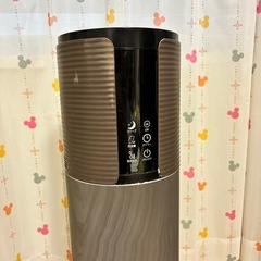 タワー型超音波加湿器　タッチパネル　タイマー設定　大容量　UVライト　加湿器の除菌タイムおまけ付きの画像