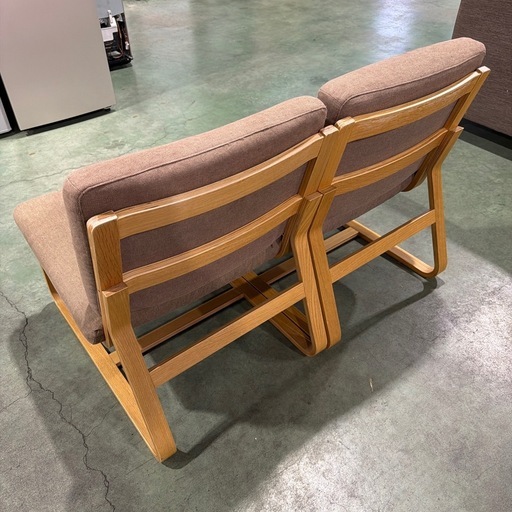 【無印良品MUJI】 一人掛けソファ　1人掛けソファ　茶色　ブラウン　シンプル　おしゃれ家具【1脚の価格】