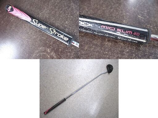 ゴルフクラブ パター オデッセイ ODYSSEY WHITE HOT PRO V-LINE 34インチ Super Stroke Mid Slim 2.0 中古 屯田店