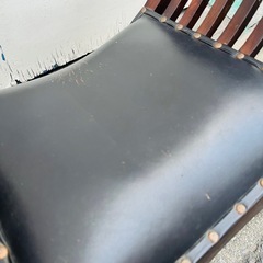 《売約済》カルティニチェア ナチュラル レザー クラブチェア 椅子 バリ家具 アジアン家具 スツール ベンチ ラウンジチェア 木製 アンティーク調 ヴィンテージ調 無垢材 チーク材 1人掛けチェア 1Pチェア リゾート家具 店舗什器 撮影什器 cartini chair natural leather club chair bali asian wooden lounge chair vintage antique stool benchの画像