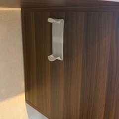 幅120cm天然木使用デスクの画像