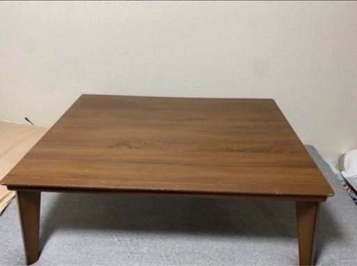 こたつ すぐ使える！フルセット  105×75×高さ39 長方形 こたつ布団 カーペット付き