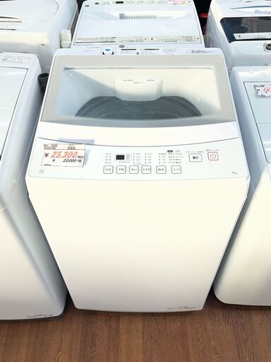 洗濯機　No.4048　ニトリ　2024年製　6kg　NT60L1WH　【リサイクルショップどりーむ天保山店】 リサイクルショップどりーむ天保山店】No.4048 洗濯機 NITORI/ニトリ
