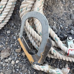 親綱　10M ×4セット　緊張機付き　綱径16mmの画像