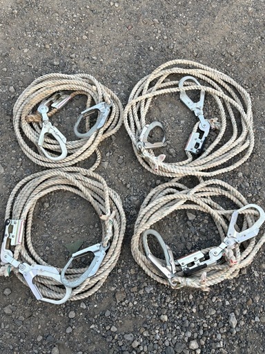 親綱　10M ×4セット　緊張機付き　綱径16mm