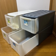 透明収納ケースの画像