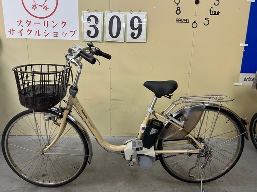 309　Panasonic 電動アシスト自転車　丁寧に整備済み　26インチ　中古自転車