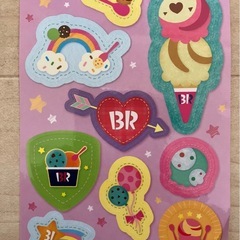 【新品未使用】サーティワン アイスクリームシール 2枚セット　訳ありの画像