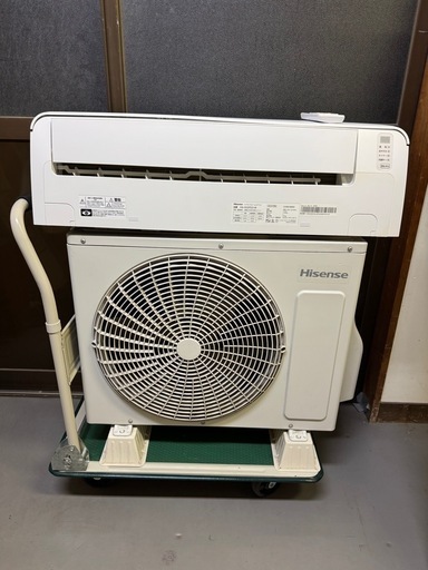 Hisense⭐️エアコン　2023年製　HA-S22FE3-W