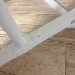 山善　　スタンドミラー　立ち鏡　ホワイトの画像