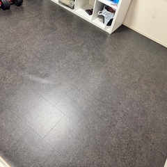 決まりました☆近々取り消します🙏🏾大理石☆ストーン柄☆ブラック☆6帖分☆約250×355cm フロアマット☆お部屋をお洒落にできます👍🏾の画像