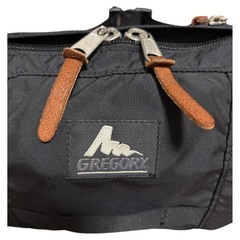 ✨希少・美品✨GREGORY 旧ロゴ ウエストバッグ 黒　ボディバッグの画像