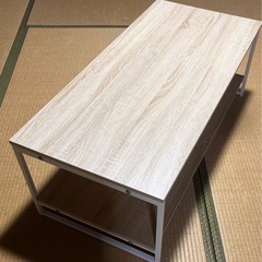 　LOWYA ローテーブルコーヒーテーブル収納付きの画像