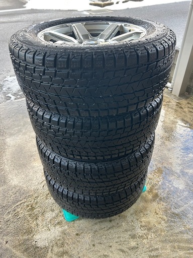 バリ溝/美品 ⭐️スタッドレス265/60R18 ホイール付き プラド ヨコハマ