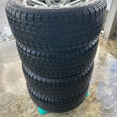 バリ溝/美品 ⭐️スタッドレス265/60R18 ホイール付き プラド ヨコハマの画像