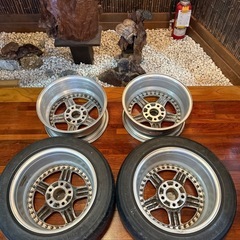 ☆絶版☆ ワーク エクイップ WORK 3ピース 16インチ PCD114.3 5穴 7J 7.5J 角リム の画像