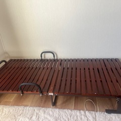 スノコ折りたたみベットの画像