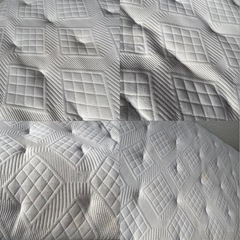 無垢材ベッドフレーム Kingsdown マットレス セット　セミダブル　レトロの画像