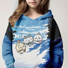 ちいかわパーカー緑の画像