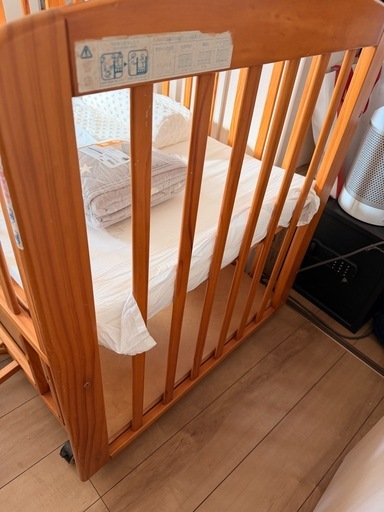 KATOJI(カトージ) 木製ベビーベッド 大きいサイズ