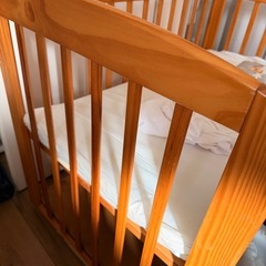 KATOJI(カトージ) 木製ベビーベッド 大きいサイズの画像