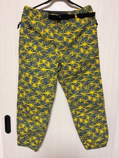 ナイキ　NIKE ACG ナイロン総柄イージーパンツ　クライミングパンツ