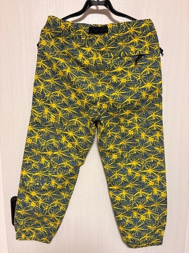 ナイキ　NIKE ACG ナイロン総柄イージーパンツ　クライミングパンツ