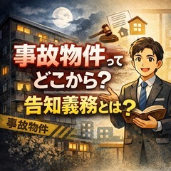 事故物件ってどこから？告知義務とは？