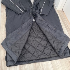 Nike ナイキ　メンズベンチコートL ロングコートスポーツ観戦裏ボア防寒着の画像