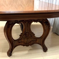 【金額相談可】アンティーク☆イギリス大型ダイニングテーブルの画像