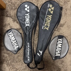 バドミントンラケット5本セットの画像