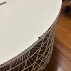 IKEA 収納テーブル 白の画像