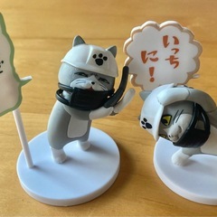 仕事猫２　ミニフィギュア　2種類の画像